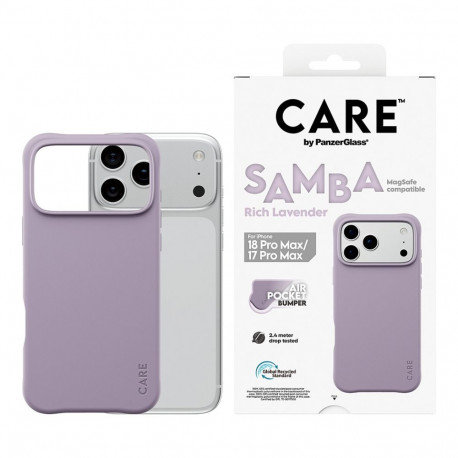 "CARE by PanzerGlass Samba Case iP17/18 Pro Max Rich Lavender MS"