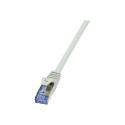 "Patch Cable Cat.6A S/FTP grey 7,50m, PrimeLine"