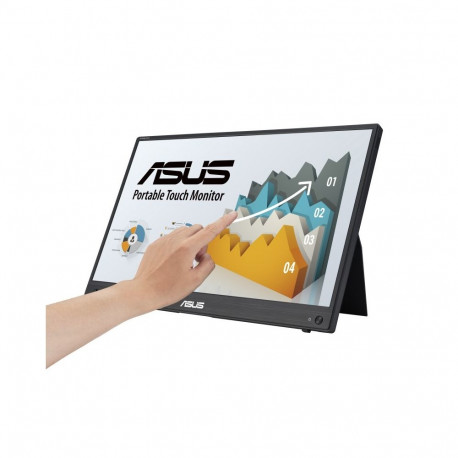 ASUS ZenScreen MB16AHT 39.6 cm (15.6") 1920 x 1080 pixels Full HD Touchscreen Black
