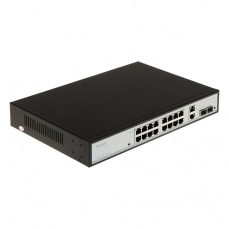 SWITCH POE TC-P3S020 SPEC:G/1622/AT/180 16-PORTOWY + 2X UPLINK + 2X SFP TIANDY