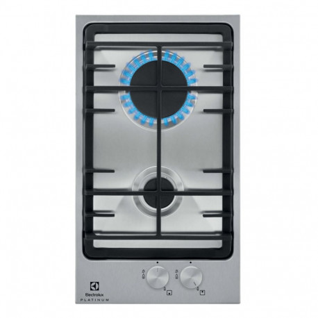 Electrolux gaasipliidiplaat EGG3322NVX 29cm 2 põletiga, roostevabast terasest, integreeritav