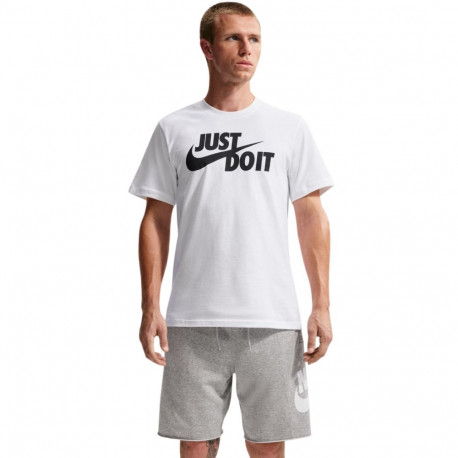Nike meeste t-särk AR5006 tee just do it swoosh 100 L, valge