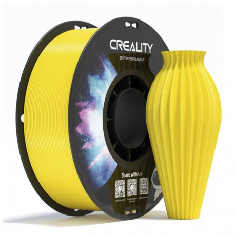 CR-PETG 3D-printeri filament (1kg, 1,75mm, rullil), kollane