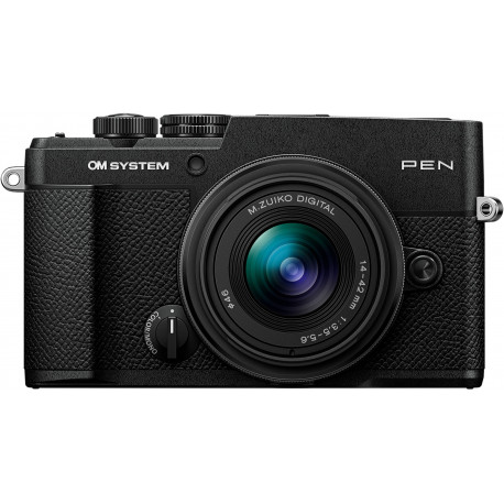 OM SYSTEM PEN + 14-42mm III, black