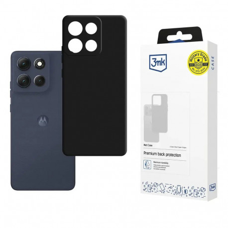 3MK Matt phone case for Motorola Moto G86 5G black
