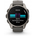 Garmin fenix 9 43mm, titanium/pebble gray