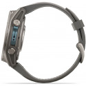 Garmin fenix 9 43mm, titanium/pebble gray