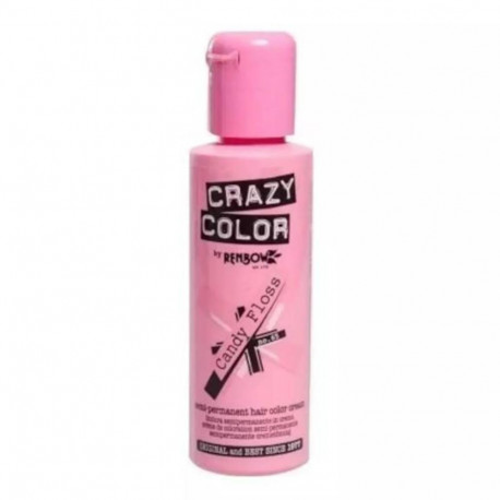 Crazy Color poolpüsiv juuksevärvikreem Candy Floss 100ml