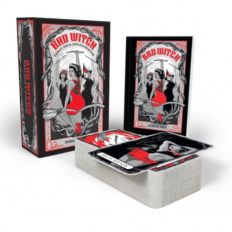 Tarot Card Deck - Fair Winds Bad Witch Tarot Deck And Guidebook
