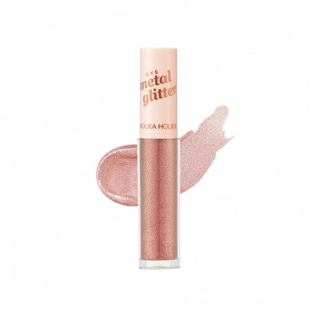 Holika Holika Sädelevad kreemjad lauvärvid Eye Metal Glitter 09 Peach Crush