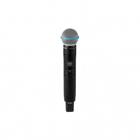Shure SLXD2+/B58=-G65 - handheld transmitter with an Beta® 58A capsule (470–606 MHz)
