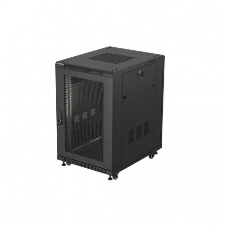 Lanberg FF01-6818-23B rack cabinet 18U Freestanding rack Black