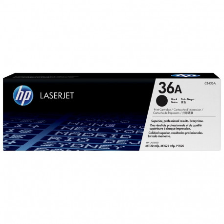 HP LaserJet toonerkassett 36A originaal, must