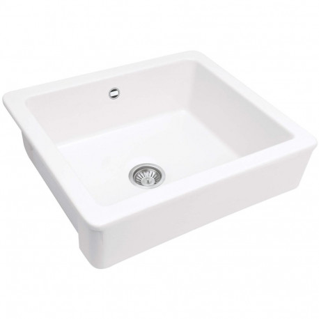 Ceramic sink 1-bowl farmhouse