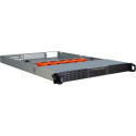 Inter-Tech räk-korpus 1U-10265, must