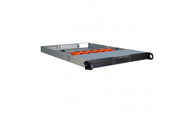 Inter-Tech räk-korpus 1U-10265, must
