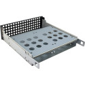 Inter-Tech räk-korpus 1U-10265, must