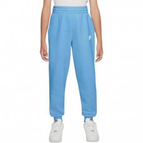 Spodnie dla dzieci Nike Sportswear Club Fleece jasnoniebieskie FD3008 497 XS
