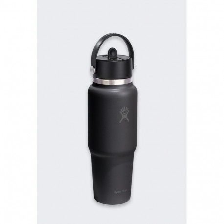 Butelka termiczna Hydro Flask 32 Oz Wide Flex Straw Travel Bottle (946 ml) - black