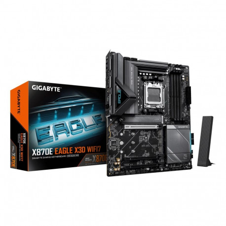 Mainboard|GIGABYTE|AMD X870E|Socket AM5|ATX|RAM DDR5-SDRAM|4xSlots|Wi-Fi Yes|Bluetooth Yes|4xNumber 