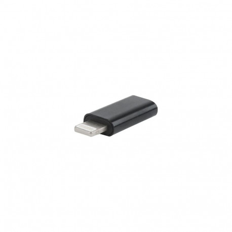 Gembird USB Type-C adapter (CF/8pin M), Black