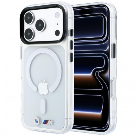 BMW BMW M IML Glossy Metal Logo & Trims MagSafe Case for iPhone 17 Pro / 18 Pro - Transparent