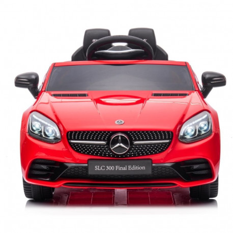 Mercedes Benz akuauto SLC300 Cabrio helid tuled pult, punane