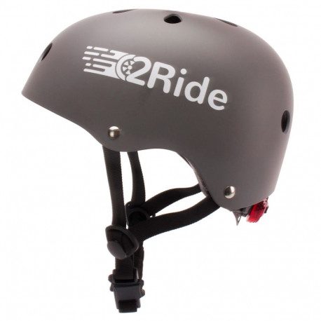 Tracker laste jalgrattakiiver Love 2 RIDE S 50-54cm LED-tule ja magnetklambriga, grafiit
