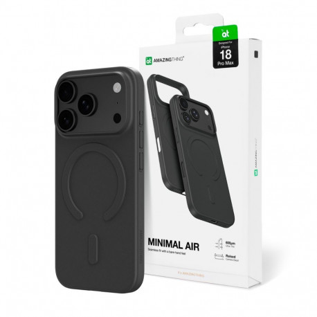 AmazingThing AmazingThing Minimal Air Case for iPhone 18 Pro Max Compatible with MagSafe - Black