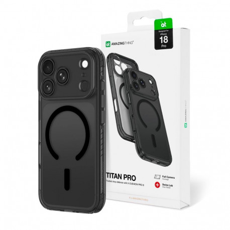 AmazingThing AmazingThing Titan Pro Lens Case for iPhone 18 Pro with Camera Cover and Lanyard Mount,