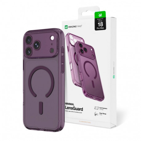 AmazingThing AmazingThing Minimal Mag Lens Case for iPhone 18 Pro Max with Camera Cover and Lanyard 