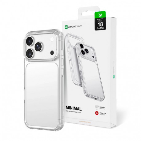 AmazingThing AmazingThing Minimal Drop Proof Case 3 Lens for iPhone 18 Pro Max - Clear