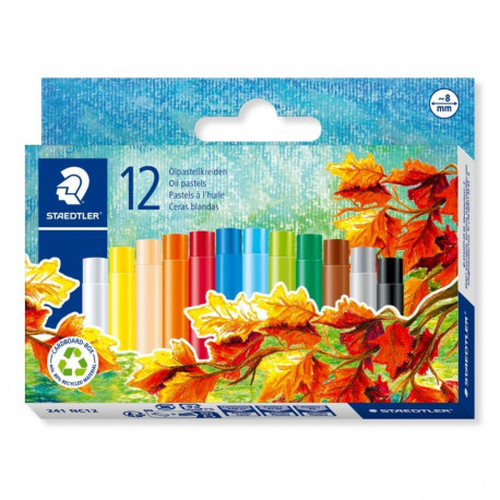 Õlipastellid 8mm Staedtler 12tk