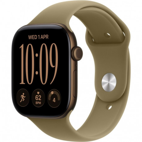 Nutikell Apple Series 12 GPS 42mm, Dark Bronze Aluminium/Olive Sp
