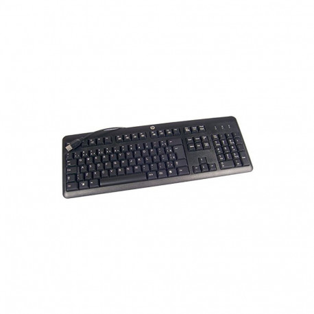HP standardklaviatuur KU-1156 USB, pruuni karbiga, must