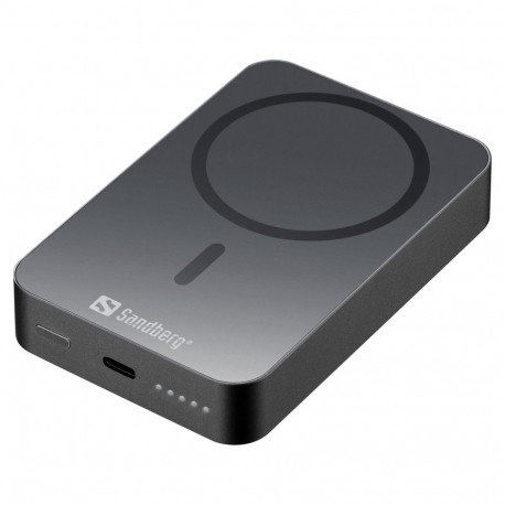 "Sandberg 420-97 Mag Wireless Powerbank 10000mAh 20W USB-C Grau"