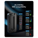"IcyBox NVMe M.2 SSD mit Thunderbolt 5 Technologie"