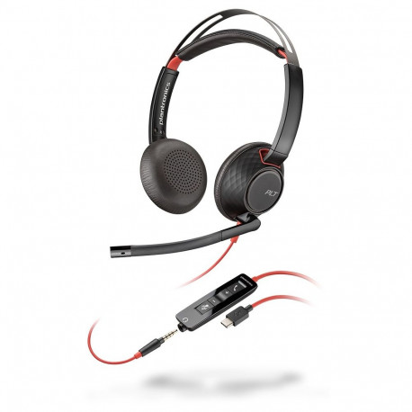 Poly - Plantronics peakomplekt Blackwire C5220 USB-C, must