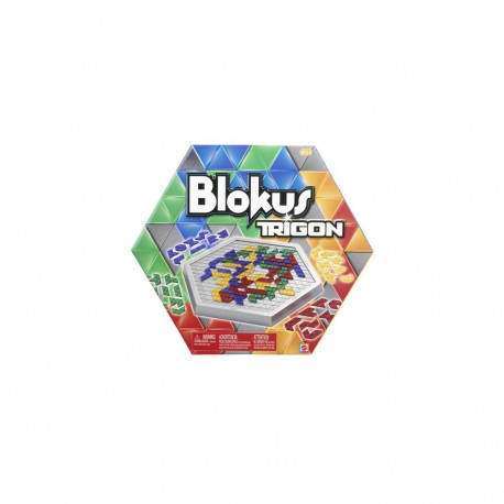 Mattel Games Blokus Trigon Board Game, Family Game for Kids and Adults, Use Strategy to Block Your O
