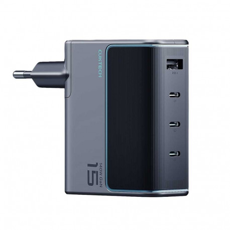 _8419701 Cuktech AD1404UEU 140W GaN 3x USB-C + USB-A Wall Charger with