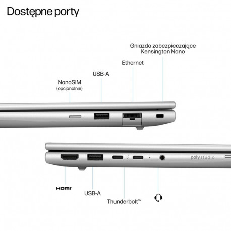 HP sülearvuti EliteBook 6 G1i 14 A 14"WUXGA/Ultra 5 225H/16GB/SSD512GB/Arc 130T/11PR Pike, hõbedane 