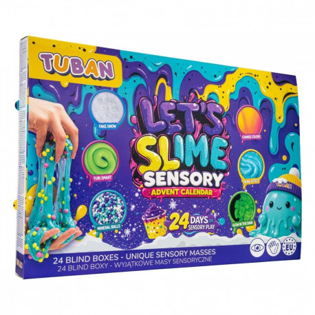 Advendikalendri komplekt Let's Slime