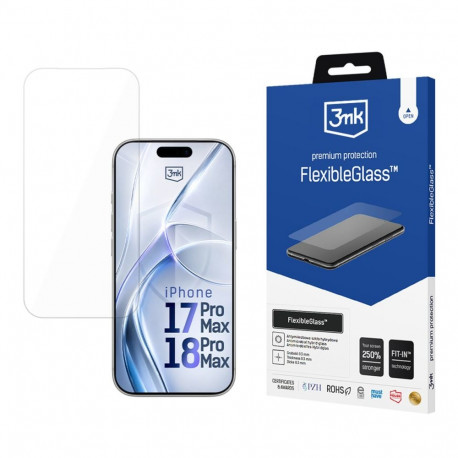 Kaitsekile FlexibleGlass, Apple iPhone 18 Pro Max / iPhone 17 Pro Max, 3mk