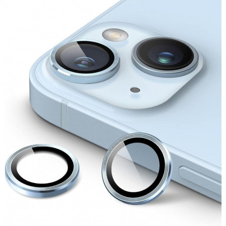 Kaamera kaitseklaas Hoco iPhone 15/15 Plus 3D Eagle, metall, helesinine