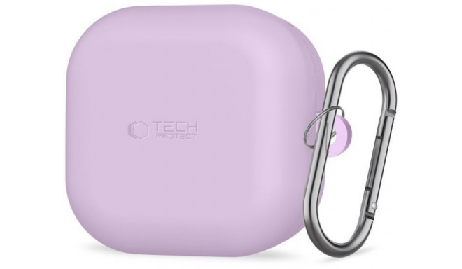 Tech-Protect kaitseümbris Silicone Hook Samsung Galaxy Buds4 Pro, lavender