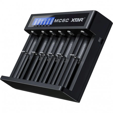 Battery charger LI-ION 18650 XTAR MC6C