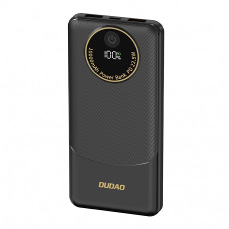 Dudao K12 Power Bank 10000mAh PD 22.5W USB-A USB-C – Black