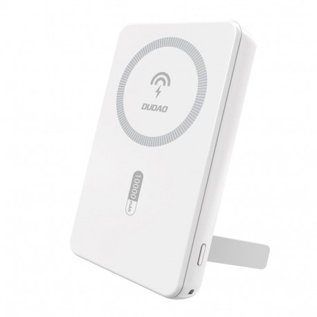 Dudao K14S+ 10000mAh 22.5W Magnetic Power Bank USB-A + USB-C Compatible with MagSafe with Stand - Wh