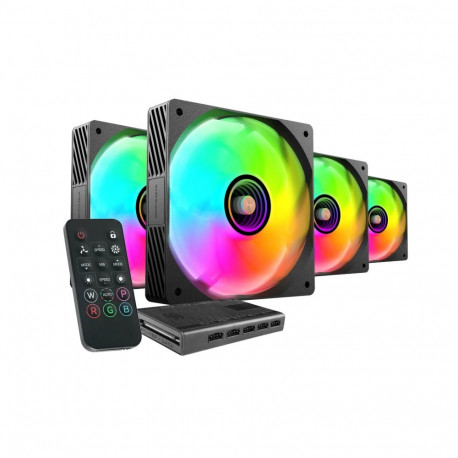 Mars Gaming MFSI4KIT 4x PC Fan Kit 120mm ARGB