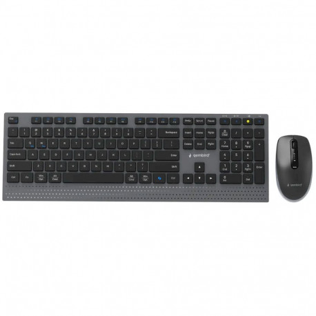 Gembird KBS-WPS-02 Keyboard and Mouse Set Dual-mode Wireless US